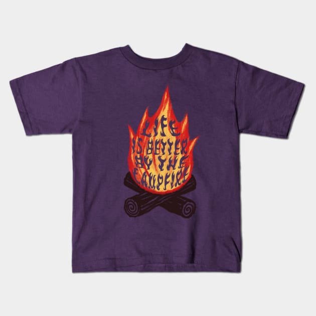 Campfire Kids T-Shirt by Laura_Nagel